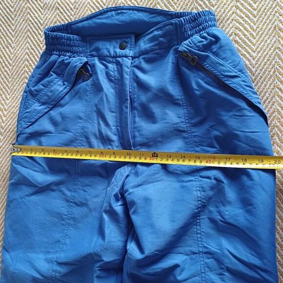 Vintage MOBIUS RANDONNEE Warm & Soft Women’s Blue Ski Snowboard Pants Size 10 - Picture 5 of 12